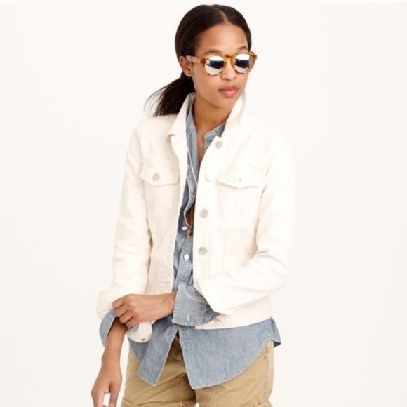 j crew factory jean jacket